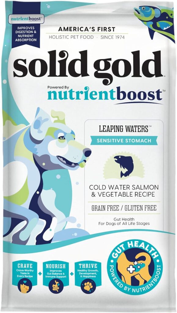 Solid Gold Nutrientboost Leaping Waters Sensitive Stomach Dry Dog Food