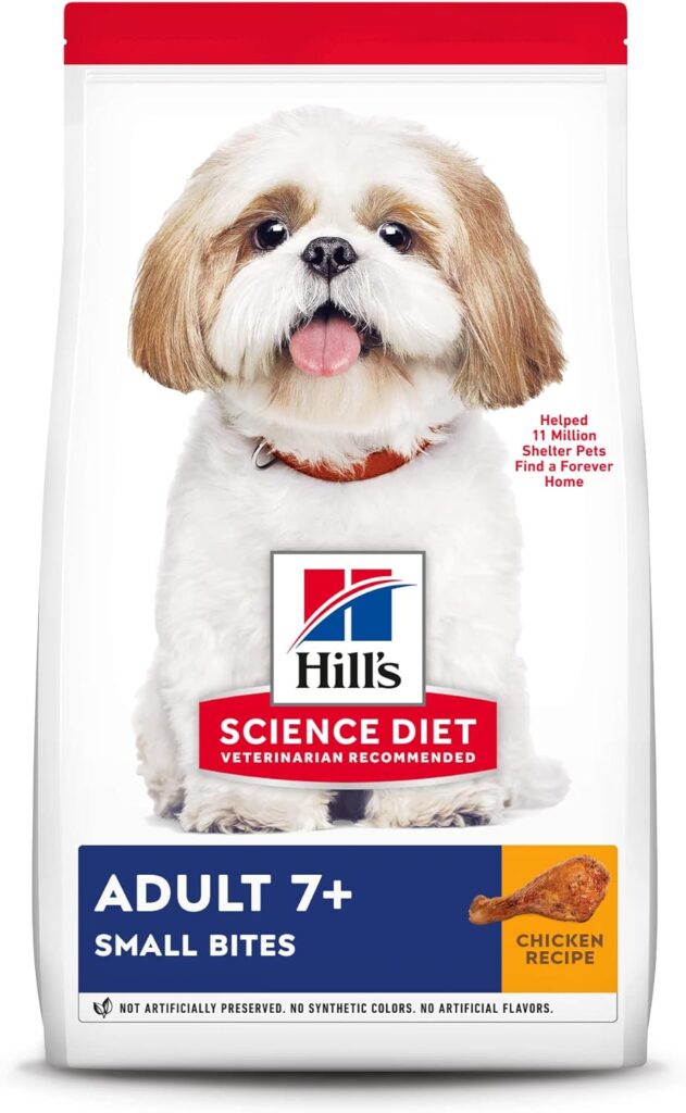 best food for senior shih tzu dog from Hill's