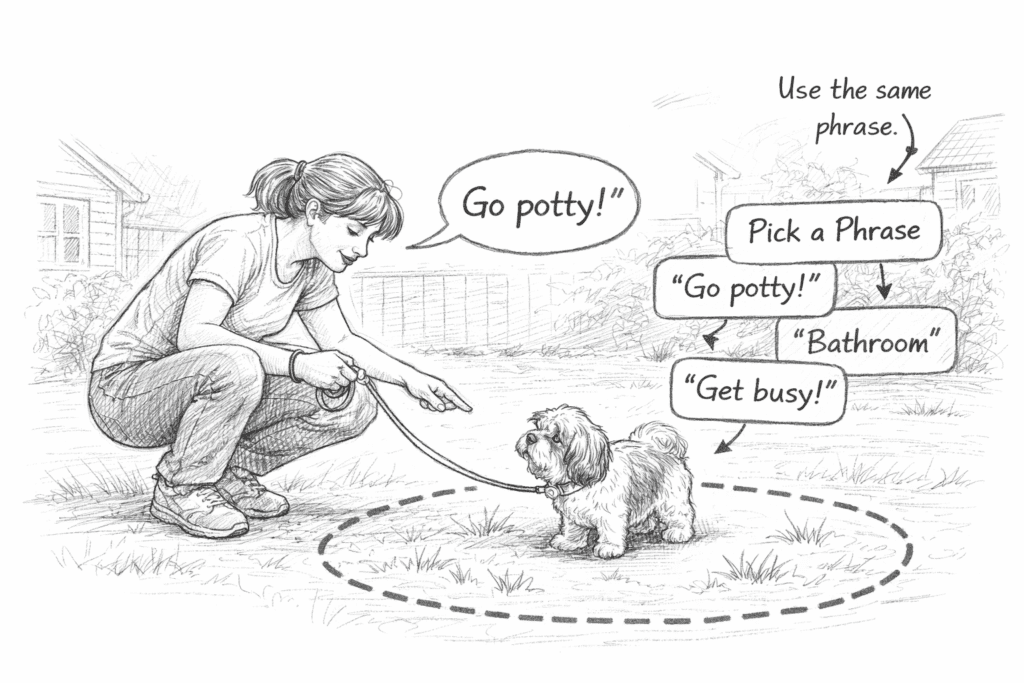 Potty Training Method - Step 2: Establish a Cue Word