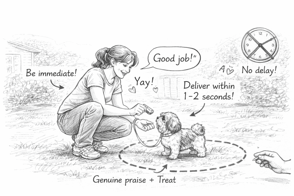 Potty Training Method - Step 4: Reward Within Seconds of Success